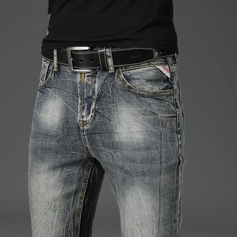 Men's Micro Flare Denim Trousers Retro Nostalgic Denim FIared Trousers Men's Designer Classic Jeans Jeans Men
