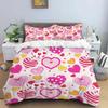 Cartoon Love HD Print Bedding Sett Children King Size Bedding Set Boy Girl's Bed Double Bed Duvet Covers Pillowcase Bedding Se