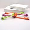 Cotton Chew Pets Dogs Toys Puppy Durable Braided Bone Knot Rope 27Cm Tooth Cleaning Tool Pet Products
