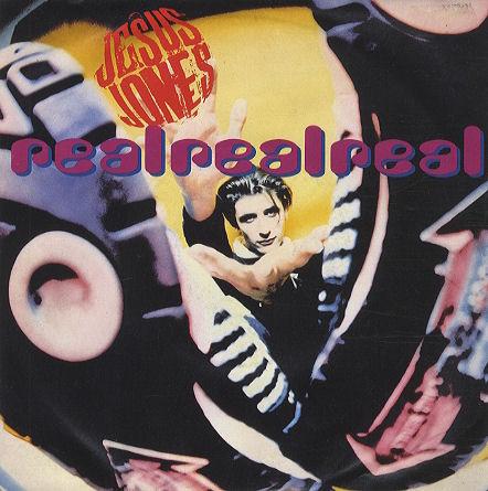 

7inch Record JESUS JONES - Real Real Real FOOD24 Food 1990 UK Rock Used