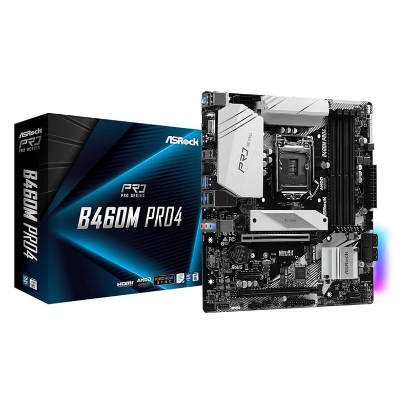 

ASRock Intel Compatible with 10th generation CPU (LGA1200) Equipped with B460 chipset Micro ATX motherboard [Domestic authorized distributor product]