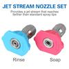 High Pressure Washer Nozzle Tips Wand Coupler Power Spray Kit 4500 PSI
