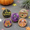 Commemorative Gold Plated Halloween Coin; Pumpkin Ghost Mask Edition; Exclusive Collectible; Ideal Festival Present.
