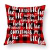 Red Plaid Elk Deep Forest Christmas Pillow Cover Home Sofa Cushion Cover