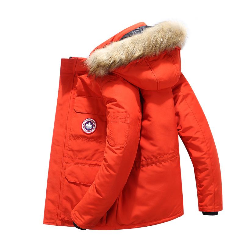 Winter Men's Hooded Cotton-padded Clothes Are Windproof, Cold-proof and Warm, Casual and Loose Large-size Cotton-padded Jackets.