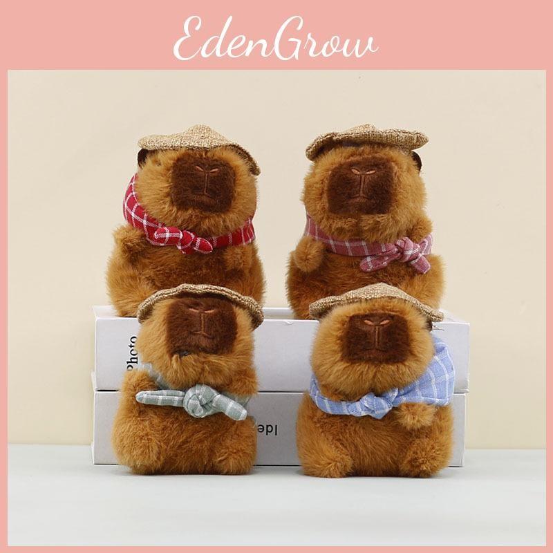 Cute Plush Capybara Backpack Clip Stuffed Animal With Durable Toy Material