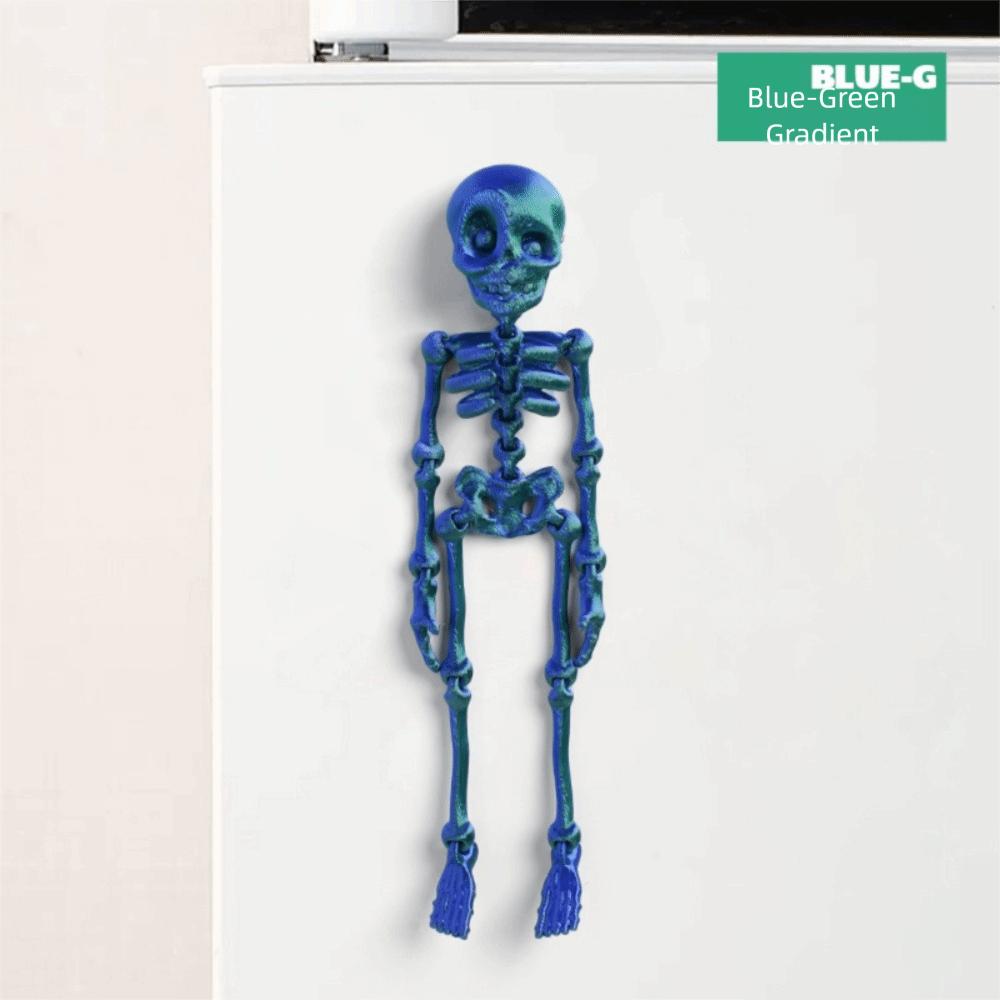 Poseable Skeleton Refrigerator Magnets Movable Joints Decorative Magnets  Office Decor