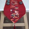 Vintage TableCloth with Tassel Table Cover Table Flag Red Chinese Style Table Runner  Wedding Party