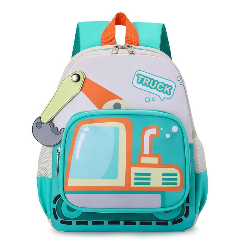 Toddler Childrens Backpack With Padded Shoulder Straps And Polyester Lining For Kindergarten зелёный