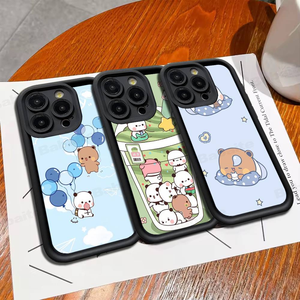 BuBu And DuDu Silicone Soft Phone Case For IPhone 17 16 14 13 12 11 15 Pro Max Plus Air Cover