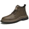 Martin boots men's high-top leather boots snow boots medium-top short boots tooling shoes men's trendy shoes leather shoes men's shoes winter