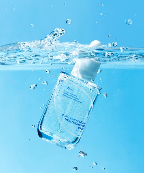 IsNtree Ultra-Low Molecular Hyaluronic Acid Toner 300ml + Serum 50ml Set (with Free Hyaluronic Acid Fresh Sun Serum 10ml)