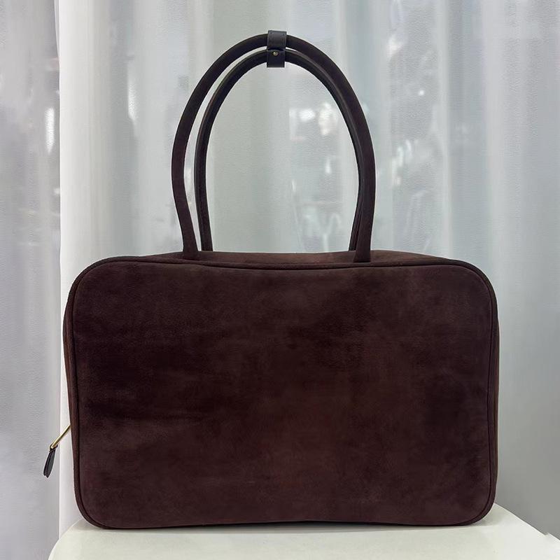 Damen Schultertasche aus echtem Leder mit großem Fassungsvermögen - Handheld/Unterarm Boston Kissenstil