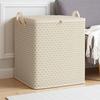 Extra Large Gray Ripple Clothes Storage Bag Organizer for Bedroom