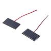 2 Pcs 68x36mm Polycrystalline Solar Cells with Wires Micro Solar Cell Module  Traffic Lights