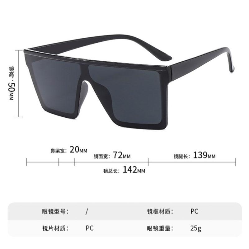 Fashion Large Square Sunglasses Women Vintage Designer UV400 Sun Glasses Outdoor Sunshade Eyewear Oculos De Sol