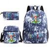 One Piece Anime Backpack Kids School Use Large Capacity Oxford Fabric Dual Shoulder Bag With Padded Straps
