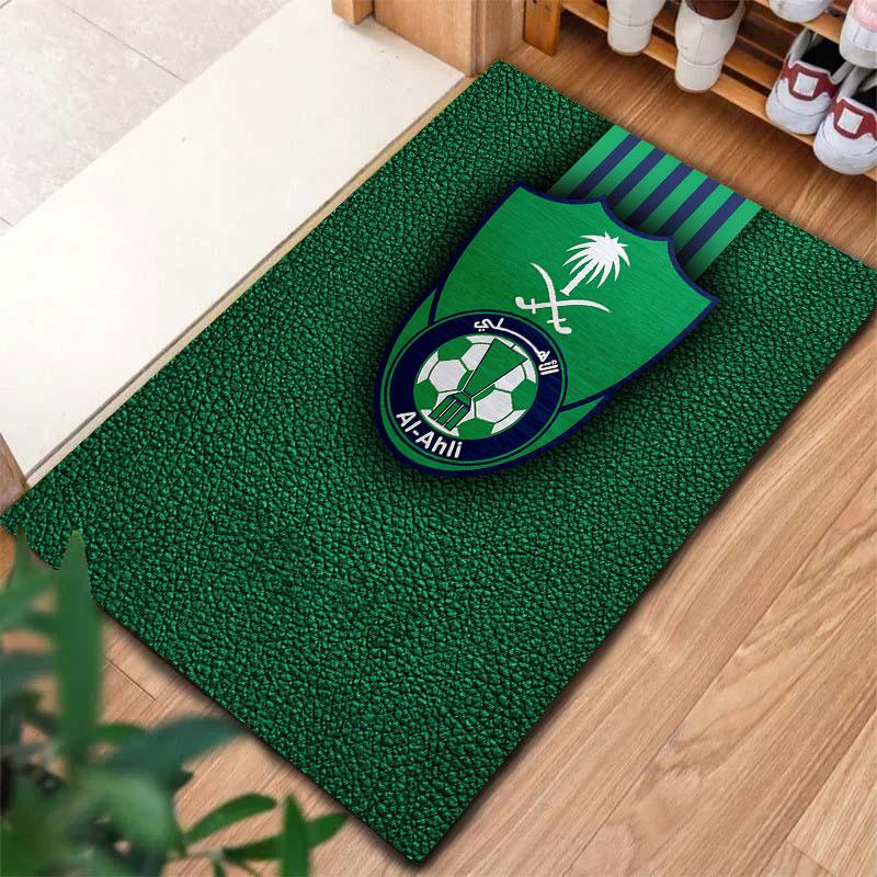 Al-Ahli Saudi FC Carpet Rug for Living Room Bedroom Home Sofa Decoration,Kids play Non-slip Floor Mat