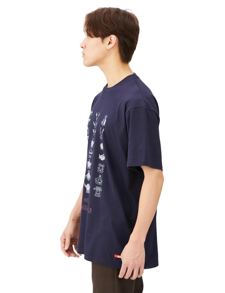 [Indian] Indian SS T-shirt "HOPI KACHINA DOLLS 25" IC-2783 Indigo