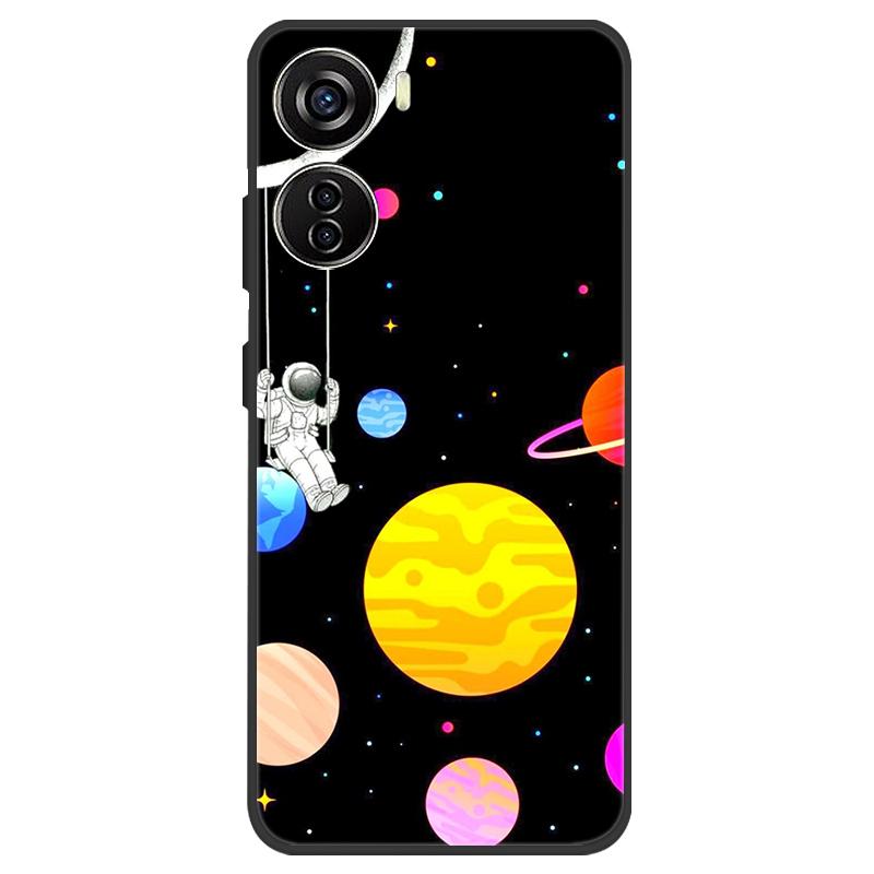 For ZTE Nubia Neo 5G Case Silicone Luxury Space Soft Bumper for ZTE Nubia Neo 5G Phone Cover TPU Funda Nubia Neo Fashion Bag