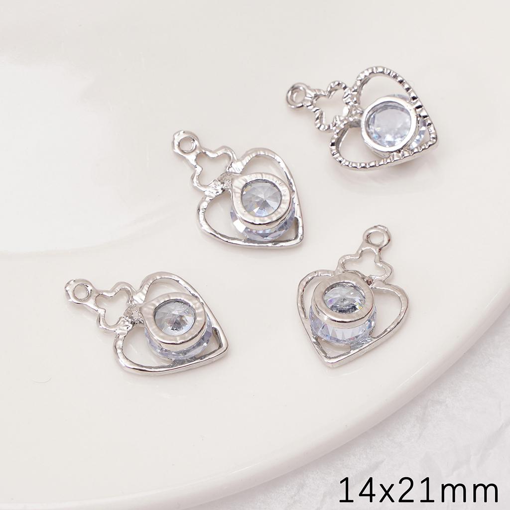 Κράμα Ζιργκόν Διατήρησης Χρώματος Κρεμαστά Στοιχεία Για DIY Βραχιόλια Κολιέ Κατασκευή Κοσμημάτων