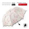 Directly Supplied to Street Vendors, Foldable Sun Umbrella, Women's Sun Protection Black-Coated Parasol, 70% off Creative Umbrellas