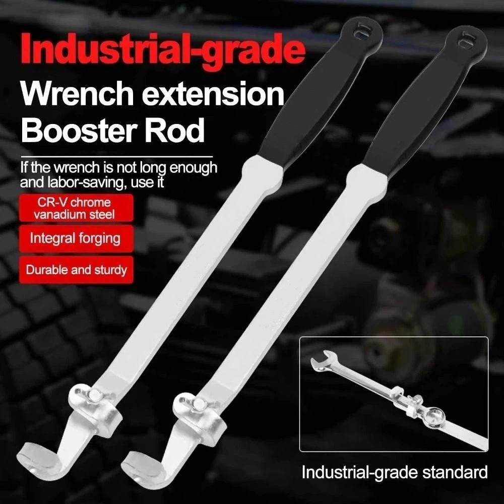 Dual Purpose Torque Wrench Extender High Strength Adjustable Wrenches Wrench Extension Bar 15.75inch Long Alloy Steel