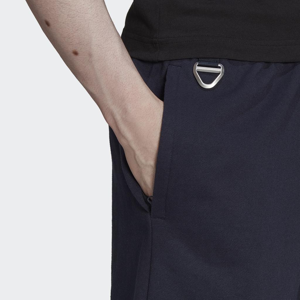 Adidas Originals Trefoil FW22 Uni-Logo-Print Elastische Taille Shorts Herrenshorts Marine HK4998