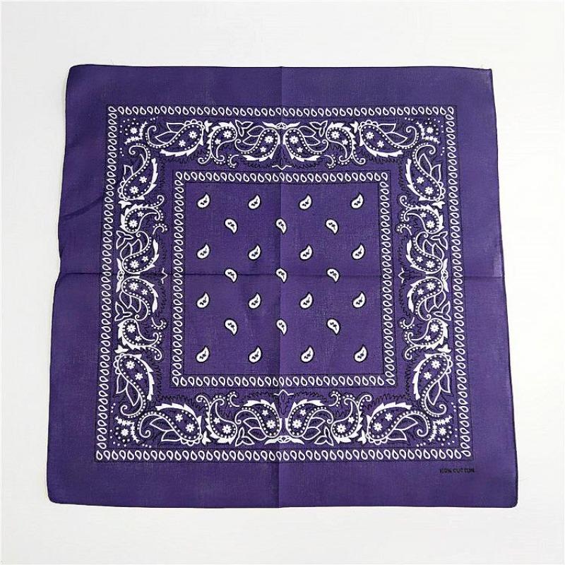 55 Bavlna a len Malý čtvercový šátek Malý Hedvábný šátek Dámská Jarní a Podzimní Móda Šátek na hlavu Pracovní Hip Hop Šátek