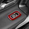 Real Soft Carbon Fiber Trim Sticker For Mercedes Benz A CLA Class W177 W118 C118 2020-2024 2025 Car Window Lift Control Frame.