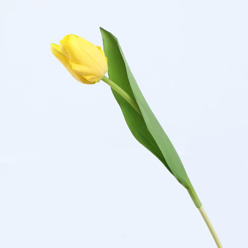 3Pcs Simulation Multicolor Home Decor 13.78 Inch Tulips for Outdoor Courtyard Patio Garden Decoration