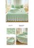 Elegant Princess Lace Bed Skirt Quilt - Thickened INS Style, Fairy Design with Double Lace Edging