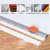 1 ks hliníková protiskluzová polohovací řezací pravítko ruční posuvný řezač papíru s dvojitou stupnicí PVC řezací pravítko DIY nástroj