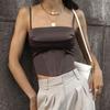 New Solid Color Wearable for All Seasons with Suspender Tops Chic Hot Girl Strappy Sleeveless Vest