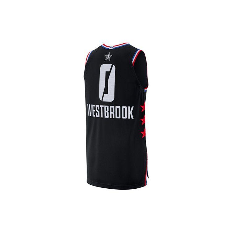 Jordan NBA 2019 All-Star Russell Westbrook AU Edition Jersey Men Tops Black AQ7288-020