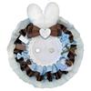 Bunny Chocolat Frill Rosette with Chocolate Milk Rabbit Ears, Ita-Rosette Badge with Magnet, Blue [Used]