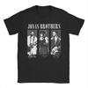 Lässiges Jonas Brothers Tour T-Shirt Herren Rundhals 100% Baumwolle Kurzarm T-Shirts Geschenkidee Oberteile