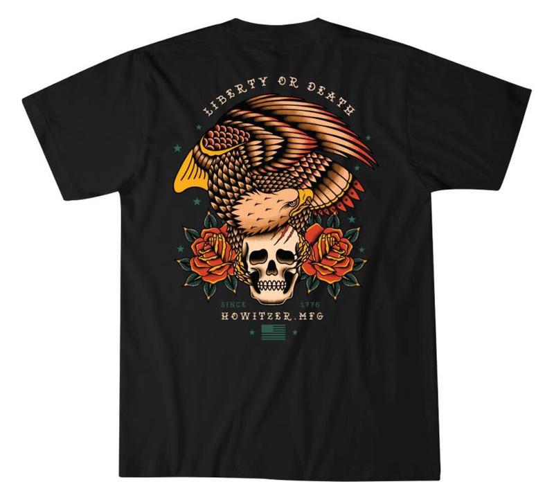Howitzer Style Unisex T-Shirt Liberty Military Grunt MFG S