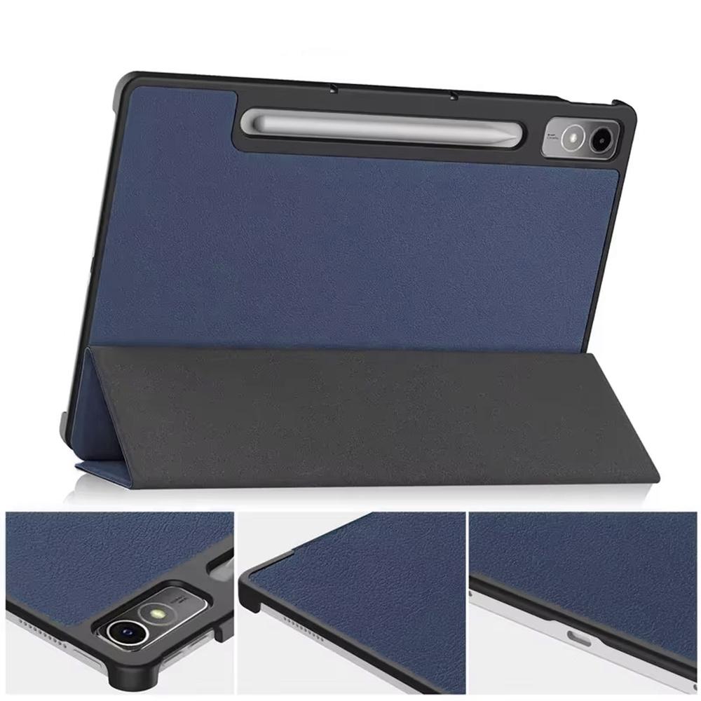 Smart fodral för Lenovo Tab P12 TB370 (Marinblå)