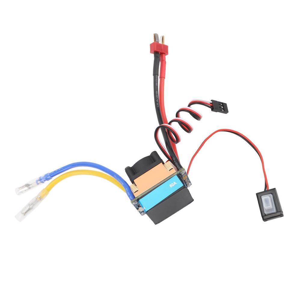 480A Brushed Speed Controller 3 Modes Multiple Protection ESC Waterproof ESC for 110 RC Car