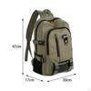 Canvas Laptop Backpack Waterproof Storage Computer Bag for Travel Hiking College Work