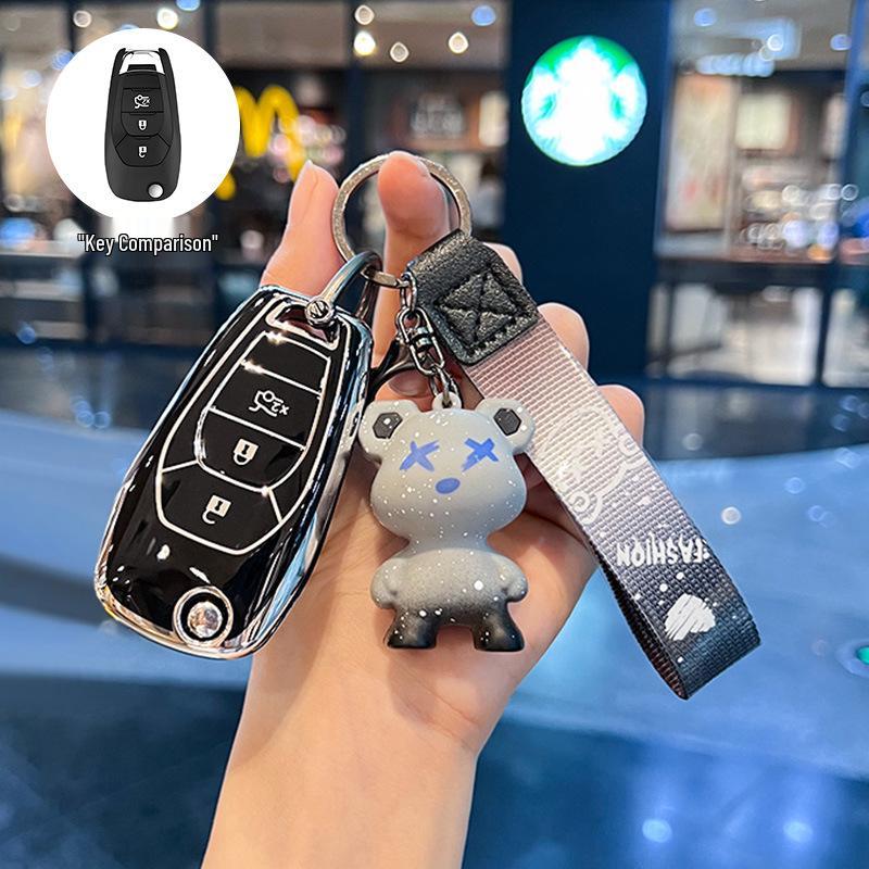 Chevrolet Car Key Case for Cruze, Aveo, Trax, Blazer, Cavalier, Sail