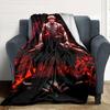 Customiz Name Personality Jujutsu Kaisen Sukuna and Tiger Staff Blanket Soft &Warm Sofa Office Bed Travel Lunch Break Blanket, Gift Suitable All Seaso
