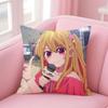 RRuby Hoshino Cushion Cover Pillowcase Short Plush Invisible zipper Room Sofa Cushion Cover