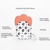 Newborn Anti-Scratch Chewable Teething Mittens - Silicone Baby Hand Protection for Autumn/Winter
