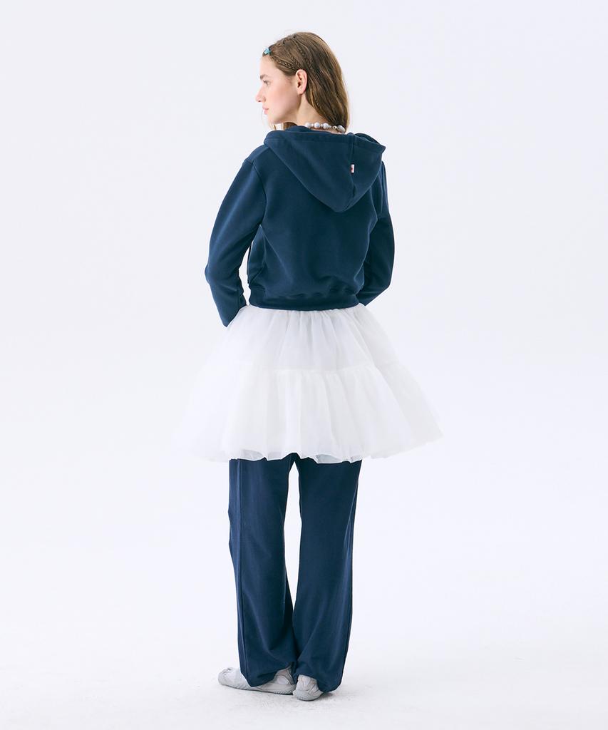 Junejune Space Mini Hood Zip-Up_Navy(Mini Hood Zip-Up_Navy)(