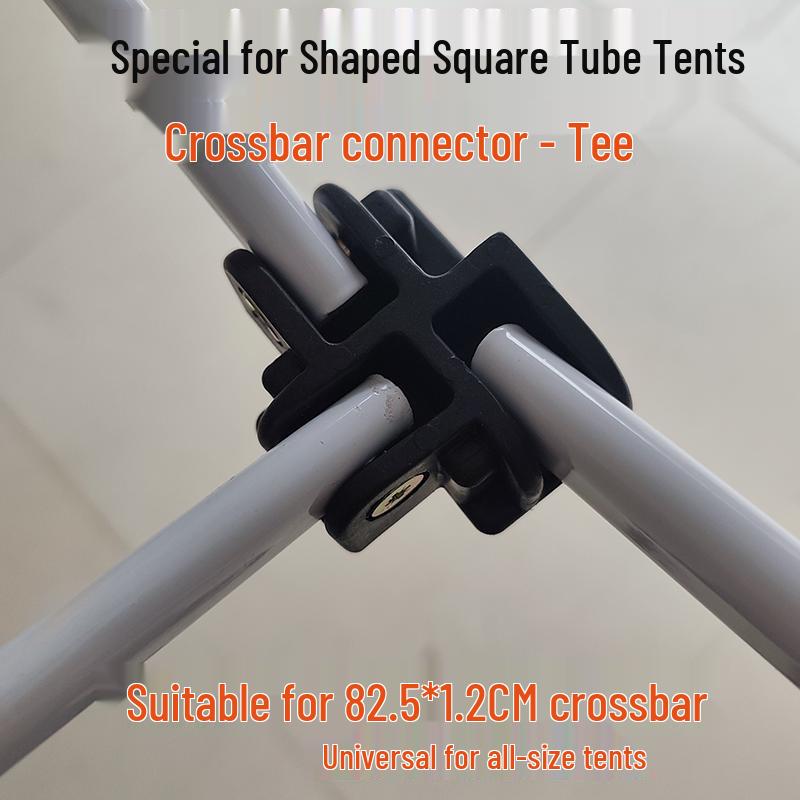 Telescopic Tent Umbrella Set: Folding Poles, Connecting Rod, Support Poles, Cross Tube