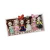Dolls Set Gift Box Passing Home Toys Birthday Joints Fashion Cute Children Hairpiece 3D Eyes Playing Mini Make Up