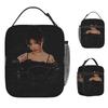 Ayliva Singer Lunch Bag Funny Lunch Box School Portable Tote Food Bags For Adult Waterproof Graphic Cooler Bag