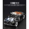 1/18 Benzs 500K Legering Luxy Auto Model Diecast Metaal Klassiek Retro Voertuig Auto Model Hoge Simulatie Geluid en Licht Kinder Speelgoed Cadeau